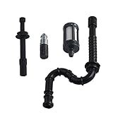 Fenteer STIHL 029 039 MS290 MS310 MS390適用　オイルライン フィルター　ガス 燃料ライン　4点セット　チェーンソーパーツ　