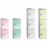 ナスタ(NASTA) 小型ロッカー プライベートボックス 小物入れ 3コ用 前入前出 静音ダイヤル錠 KS-PV200S-3D-AM アクアミント