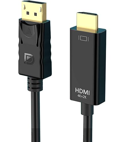 Amazon.co.jp: GSPOWER DisplayPort HDMI変換 0.5m var1.2 【4K