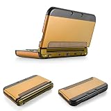 ゴールドアルミニウム + プラスチックプロテクターケースカバー 保護ハードシェルスキン NES New 3DS XL LL (2015モデル)専用