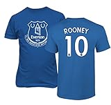 Everton WAYNE ROONEY # 10ジャージーシャツSoccer FootballメンズTシャツ