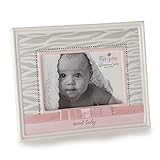 Nat and Jules Sweet Baby Zebra Frame, Pink by DEMDACO [並行輸入品]