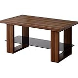 テーブル リビングテーブル ガラス棚付 幅80cm 奥行き40cm 高さ40cm 北欧 ローテーブル リビングテーブル 木製 カフェ風