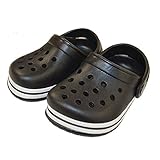 サンダル ビーチサンダル クロックス風 子供用 PANDAMANIA キッズ ベビー 男の子 女の子 園児 【YP】 fo-sa15 15cm ブラック