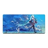 マウスパッド 初音ミク 人気 アニメ 40x90cm プレイマット 防水 滑り止 耐久性が良い 多機能 デスクトップパッド 周辺機器 贈り物