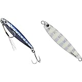 セット メジャークラフト メタルジグ ルアー ジグパラshort20g JPS-20#1 IWASHI 1個 + メジャークラフト(Major Craft) メタルジグ ルアー ジグパラ short20g #7 ZEBRA GLOW 1個