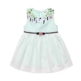 Cutelove 子供ドレス ガールズ 女の子 綿 刺繍入り ファッション 春夏 キッズ 可愛い ノースリーブ おしゃれ 素敵 ワンピース プリンセスドレス