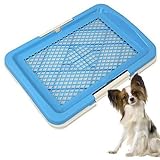 WEIMALL 犬用トイレトレー レギュラー ふち漏れ防止 いたずら防止 小型犬 中型犬 ブルー