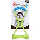 ZNOKA Dog Tug Toys Tough Pull-ring Nontoxic TPR Bite Resistant Toy Handle Pull-ring for Various Pet 