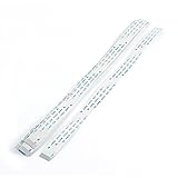 uxcell　ピッチ1.0mm　20ピン　AWM　20624　80C　60V　VW-1　フレキシブルのフラットケーブル　FFC 200mm 10個