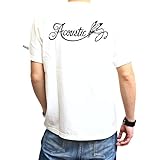 Amazon Acoustic アコースティック フェザー プリント Tシャツ Ac011 ヘビーウェイト クルーネック 半袖 丈夫 頑丈 羽根 ワンポイント シンプル Tシャツ ホワイト Xl Tシャツ カットソー 通販