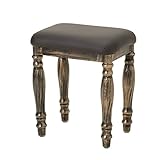 アンティーク ベンチチェア ブラウン [ 待合椅子 エステスツール ネイルスツール ネイルチェア サロンチェア リビングチェア スツール イス 椅子 チェア アンティーク クラシック 待合室 ロビー ]