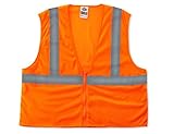Ergodyne GloWear 8205Z Class 2 Super Economy Vest - Orange, Small/Medium by Ergodyne