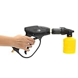 ポータブル高圧電気洗濯機洗いガンウォッシュポンプセットイエロー