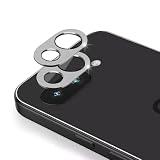 Sotarino カメラフィルム Google pixel 9A 用 カメラカバー レンズ保護 【アルミ合金製+強化ガラス】 9H 強化ガラス 耐衝撃 露出オーバー防止 粘着性強い 貼りやすい グーグルピクセル 9a カメラ保護フィルム 2枚 (シルバー）