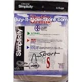 Simplicity Vacuum Bags SS-6 Type S, Sport