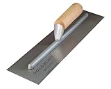 Goldblatt G06122 16-Inch Carbon Steel Trowel Wood Handle by Goldblatt