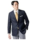 [ニューヨーカー] ウォッシャブル・ストレッチ メランジ カラミ ジャケット ネイビー FM 161922037517