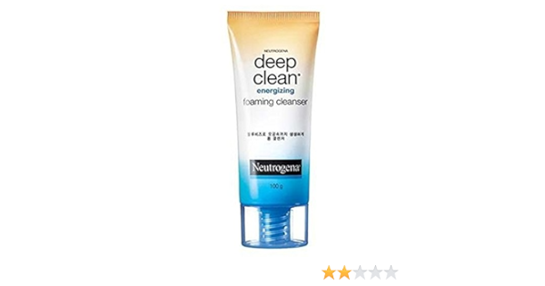 neutrogena energizing foaming cleanser