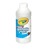クレヨラ (Crayola) ボトル絵の具 ホワイト 水で簡単に落とせる 単色ボトル 473ml 201653 正規品