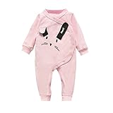 エルフ ベビー(Fairy Baby)ロンパース ベビー服つなぎ カバーオール 長袖 85cm ピンクうさぎ(Mr)