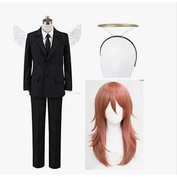 Amazon.co.jp: [UD] チェンソーマン 天使の悪魔 コスプレ衣装+羽