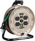 [4189710]ハタヤ　温度センサー付コードリール単相１００Ｖ１０Ｍ　アース付 JT3101KS