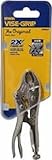 Vise 4 WR 4インチグリップCurved Jawロックペンチwithワイヤカッターby Irwin Tools