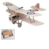 ミニバルサウッド飛行機キットSE5A、14.8 '' ウィングスパンレーザーカットRCプレーンキット組み立て用ホビーキット、大人用、屋内DIY電動3CHリモートコントロール航空機（キットバージョン）