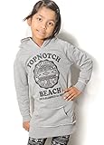 Opガールズ用フード付きスウェットワンピース 581400 110 cm グレー
