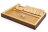 Collector's Edition Shut The Box with Walnut & Oak Finish[並行輸入品]