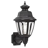 Sea Gull Lighting 88092-12 Belmar Outdoor Wall Lantern Black [並行輸入品]