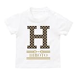 名入れ Tシャツ / ベビーサイズ [BT130] 90cm ホワイト 出産祝い 誕生日 プレゼント おしゃれな 名前入り ベビー服
