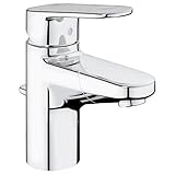 グローエ　洗面用水栓　【23 418 002】　ユーロプラス シングルレバー洗面混合栓吐水口引出タイプ　コールドスタート仕様(引棒付)