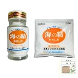 海の精 やきしお 食卓瓶 60g 詰替用 60g セット 親切発送賞味期限ステッカー (海の精 焼き塩 食卓瓶 60g 詰替用 60g セット)