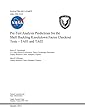 Pre-Test Analysis Predictions for the Shell Buckling Knockdown Factor Checkout Tests - Ta01 and Ta02