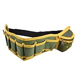 uxcell　電気技術者用　調節可能　ワーク　ナイロンベルト　ホルダー　1個