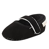 Tovadoo ベビーシューズ スリッポン 女の子 秋冬 裏ファー 暖かい 無地 シンプル ソフト 可愛い つま先保護 室内 ギフト 0-18ヶ月