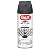 Krylon Diversifiedブランドk03704000自然石スプレーペイント、チャコール、12oz。 K03704000