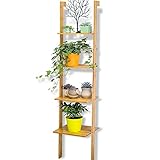 台形の木製の花の棚のリビングルームのバルコニー屋内の複数階建ての木製の鉢植えの花壇 ( 色 : 1 )