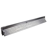 20 "ステンレススチールタイル挿入Linearグレーチングシャワーバスルーム床ドレイン廃棄物