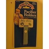 My Boy Blue Pacifier Holder by Baby King