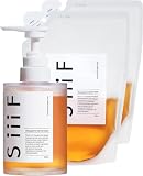 【Amazon.co.jp限定】SiiiF シーフ リンスインシャンプー ボトル＋詰め替え2個セット (シャンプーボトル1点 詰替え2点) プレゼント ギフト