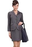 スウィートマミー (SweetMommy) マタニティ フォーマル スーツ 2点セット (ジャケット＆スカート) [キャサリン] L グレー