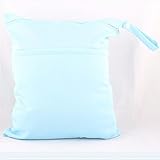 エルフ ベビー (Fairy Baby) 赤ちゃん専用防水おむつ収納バッグ ニットプリント（28*36cm，ブルー）