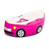 Rucomfy Luxury Cuddle Soft Racing Car Gaga Baby Bean Bag (Cerise Pink) by RUComfy
