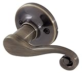 Honeywell 8108104rスクロールダミー右ドアレバー、アンティーク真鍮