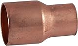 Aviditi 91754 1/2-Inch by 3/8-Inch Copper Fitting with Fitting Reducer, FTG by C, (Pack of 5) by Avi