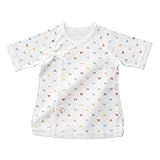 赤ちゃんの城 短肌着 ベビーパステル オフホワイト 日本製