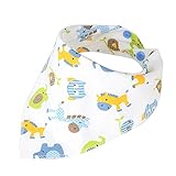 Seliyi　綿　ベビー　幼児　ビブ　唾液タオル　よだれかけ　ネックスカーフ　ソフト　かわいい 三角　調整可能
